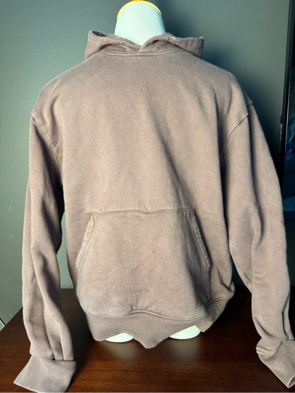 ASOS Brown Crewneck Hoodie Sweatshirt